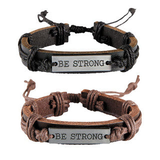 Bracelet-Cross/Be Strong