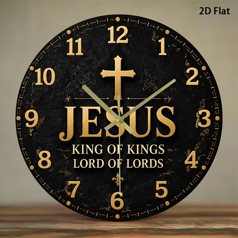 Clock - Wall - Jesus