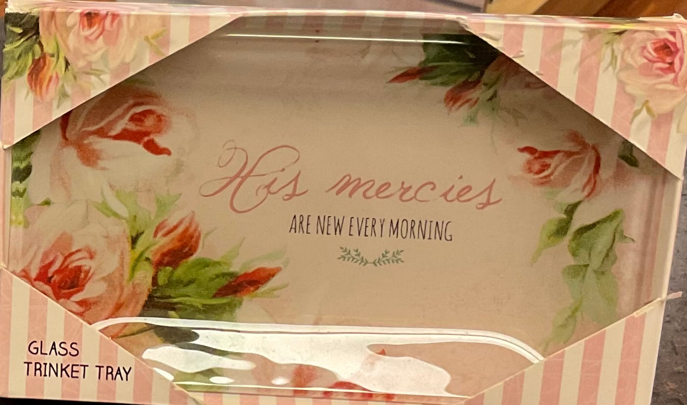 Trinket Tray His Mercies/New-Rectangle