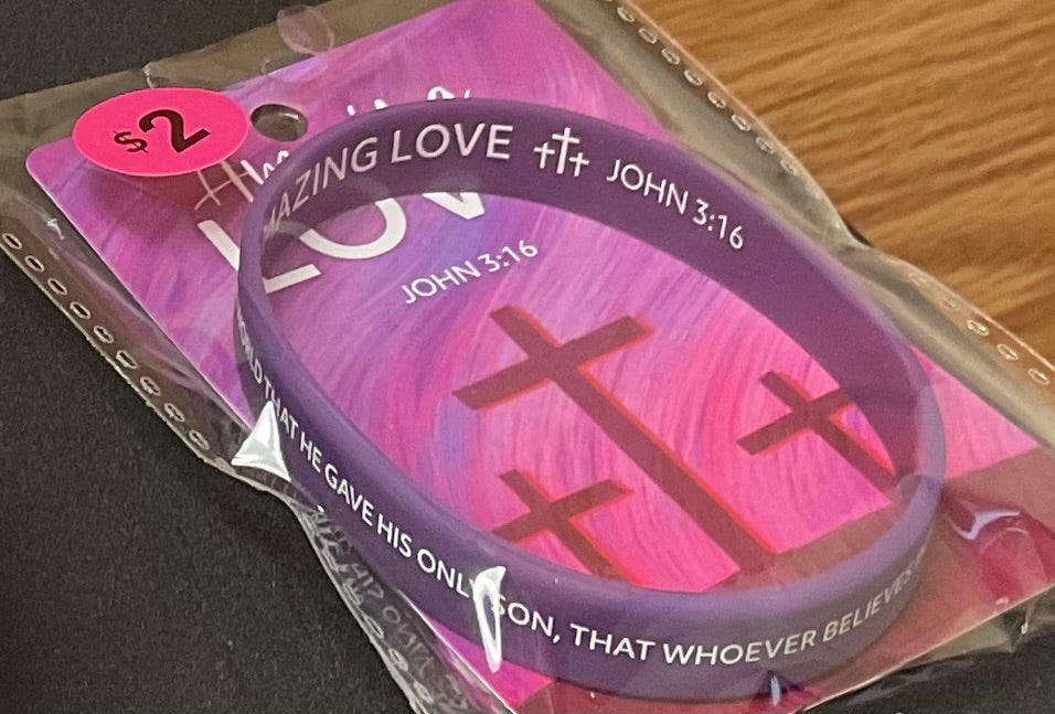 Wristband - Amazing Love - John 3:16