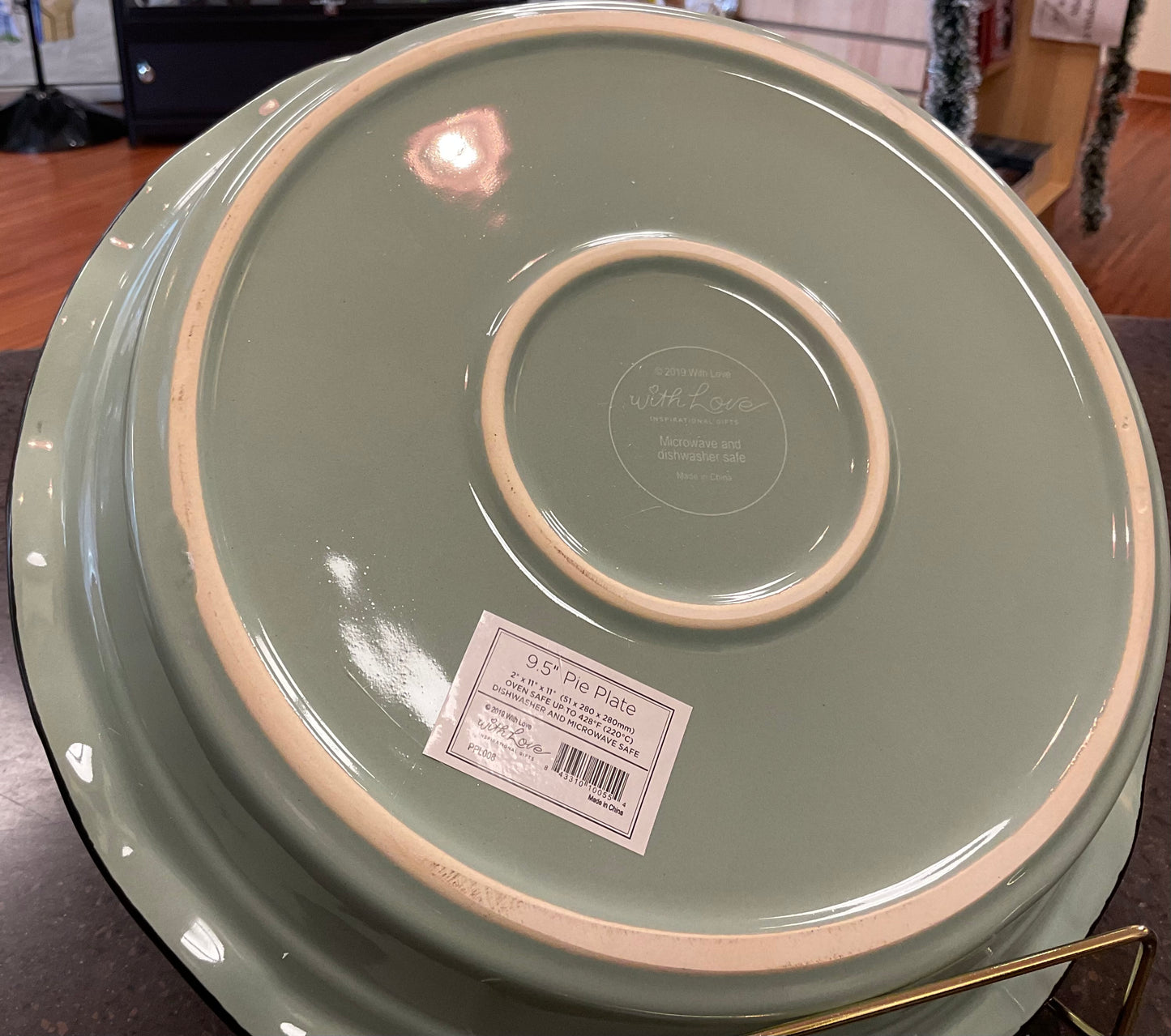 Pie Plate - Gather Here-Large (9.5)