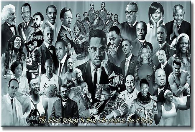 Poster - Unframed - African American Great Blacks - 16" x 24"