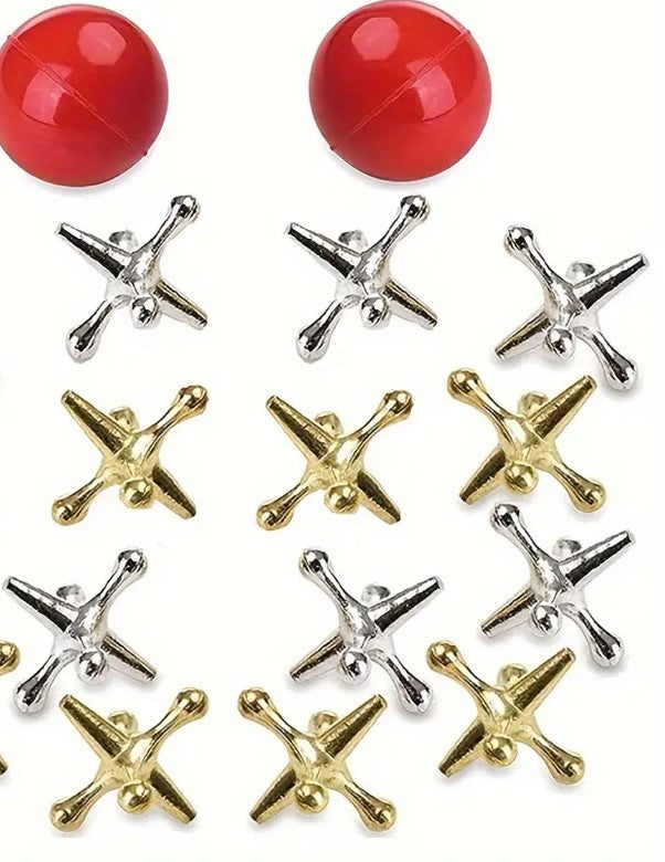 Toys - Metal Jacks and Balls