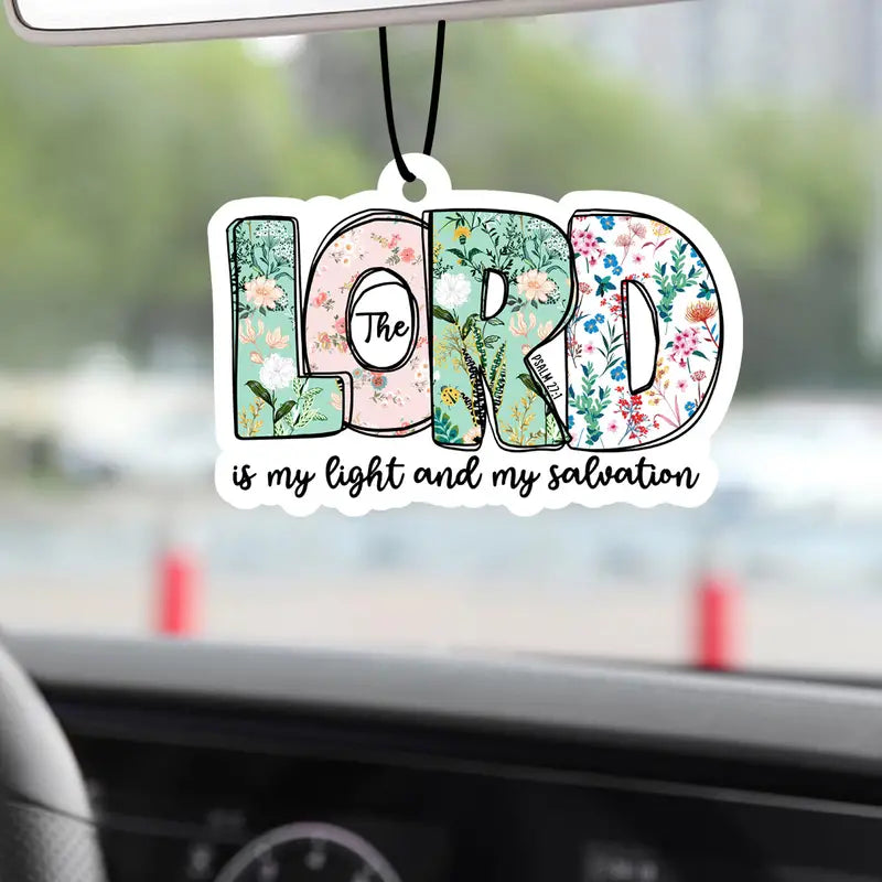 Auto - Car Air Freshner - Lord is My Light/Girl Loves God