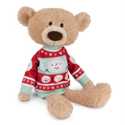 Stuffed Bear - Sleigh Toothpick Bear