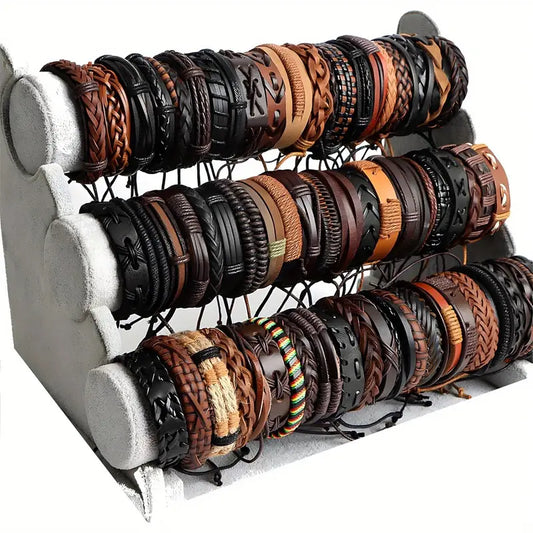 Bracelet - Leather (Brown and Black)