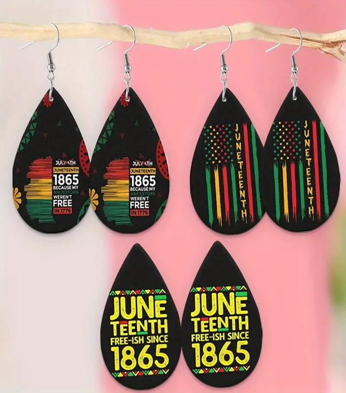 Earrings - Pierced - Juneteenth