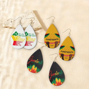 Earrings - Pierced - Juneteenth