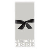 Notepaper Tray - All Things are Possible / Blessed Mom