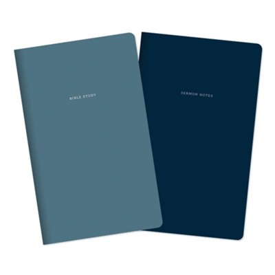 Journal - Bible Study & Sermon Notes (2-Pack)