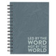Notebook - Wire Bound - Led By The Word