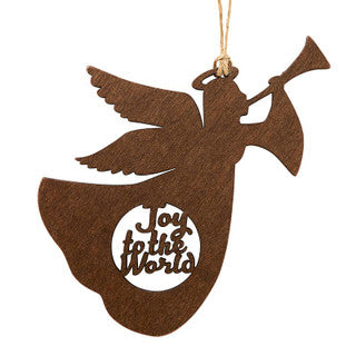 Ornament - Wood - Joy to the World