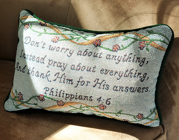 Pillow - Prayer Pocket - Pray About Everything